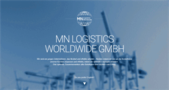 Desktop Screenshot of mnlogistics.de