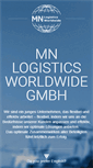 Mobile Screenshot of mnlogistics.de