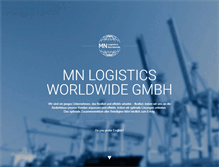 Tablet Screenshot of mnlogistics.de